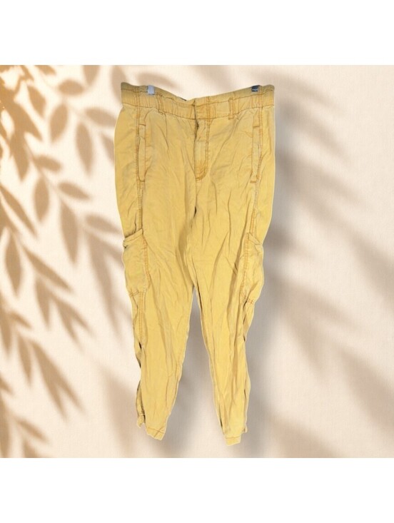 Sanctuary Pants - Sanctuary Cargo Pants Women M Medium Beige High Rise Flat Front Skinny Pockets